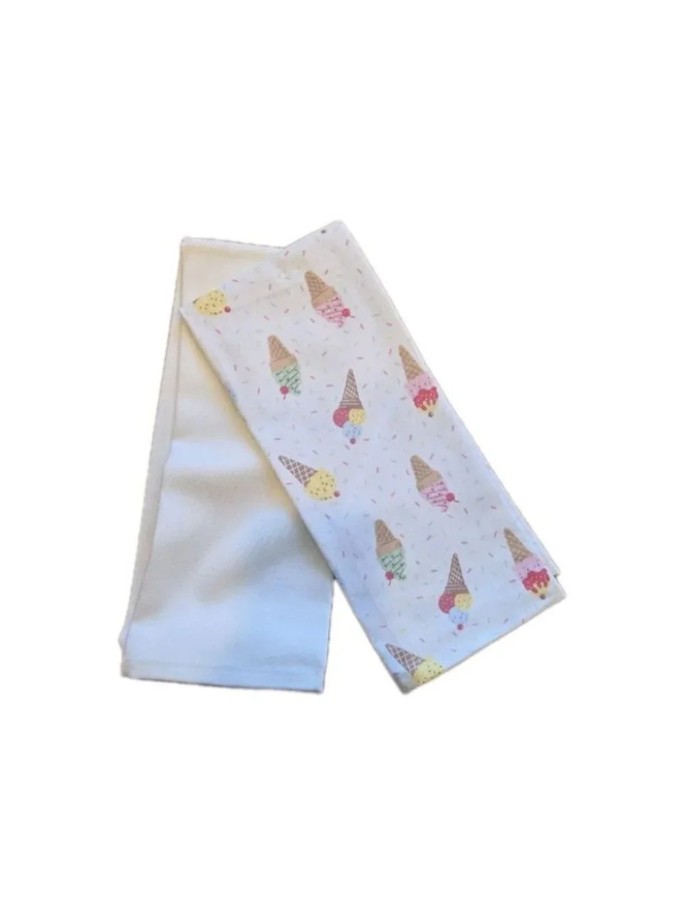 New 1950's Retro Diner Dish Towels Ice Cream Parlour Kitchen Decor Doo Wop